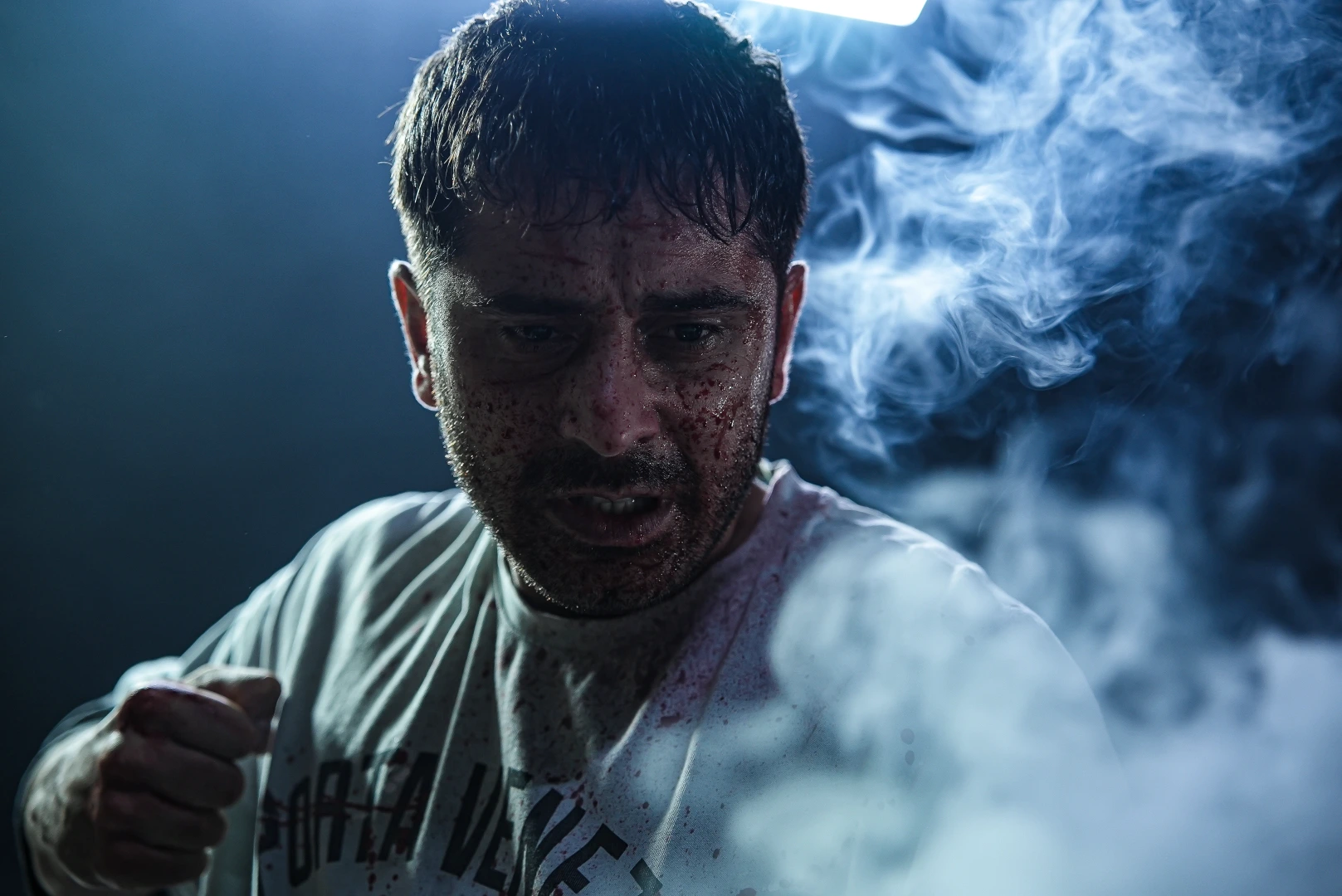 Choreographed action filmed for a showreel